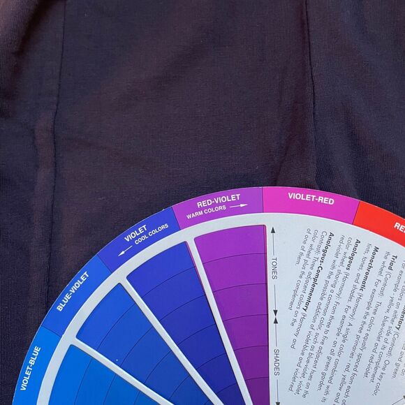 Zella Girl Take It Easy Sweatpants Size XS 5/6 Wide Leg Pants Lounge Dark Purple - Picture 2 of 7